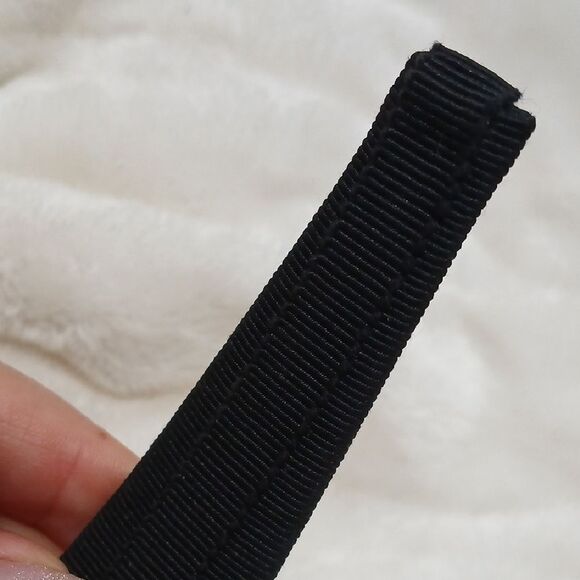 Salvatore Ferragamo Black Headband with Silver Embellishment main image 6